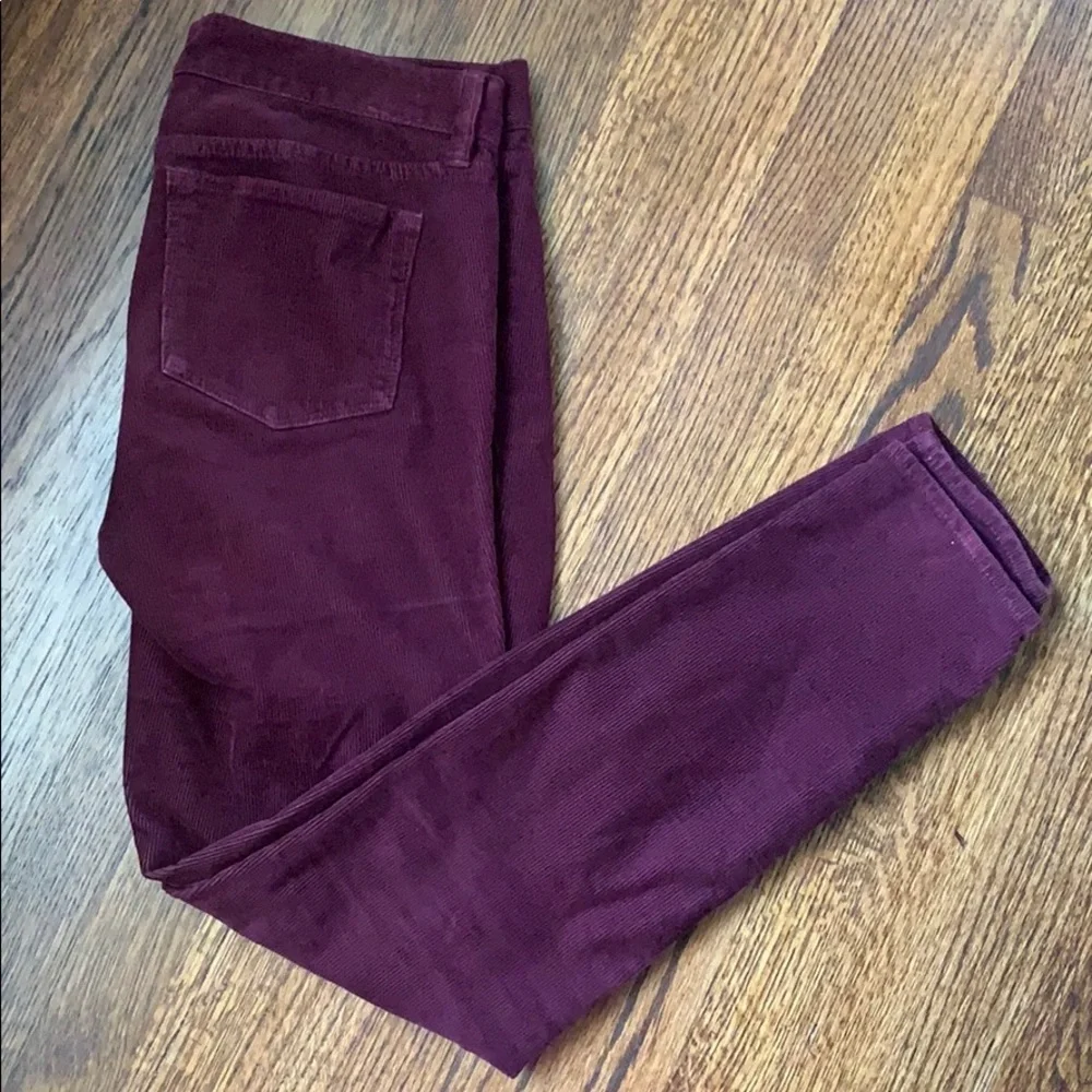 J. Crew Corduroy burgundy pants